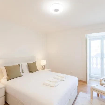 Flh Praca Comercio Artistic Flat With Balcony Apartman Lisboa